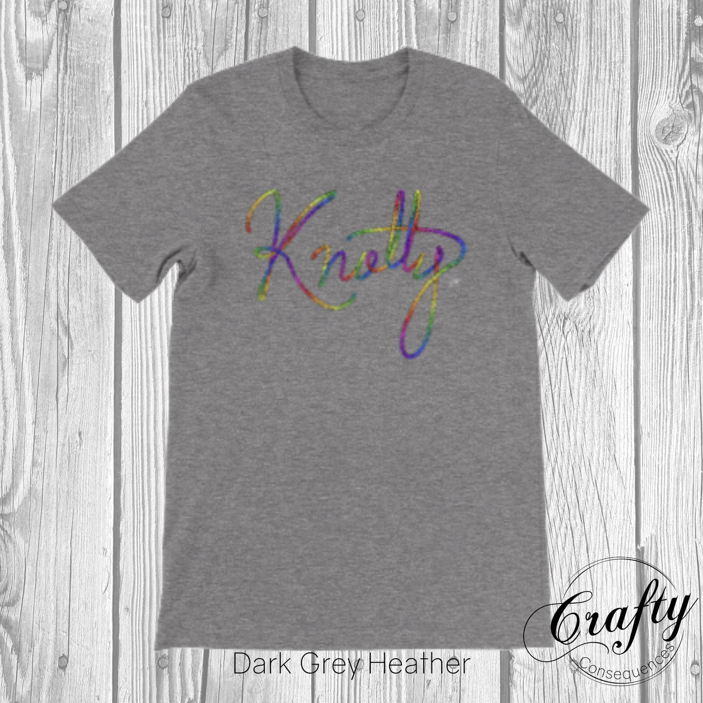 Rainbow Knotty Rope Premium Unisex Crewneck T-shirt