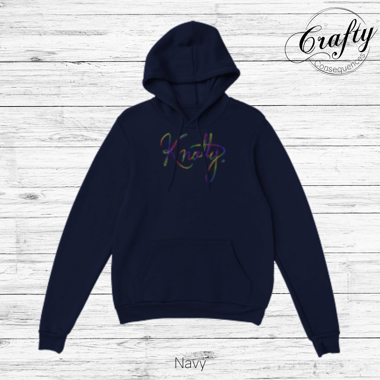 Rainbow Knotty Rope Classic Unisex Pullover Hoodie
