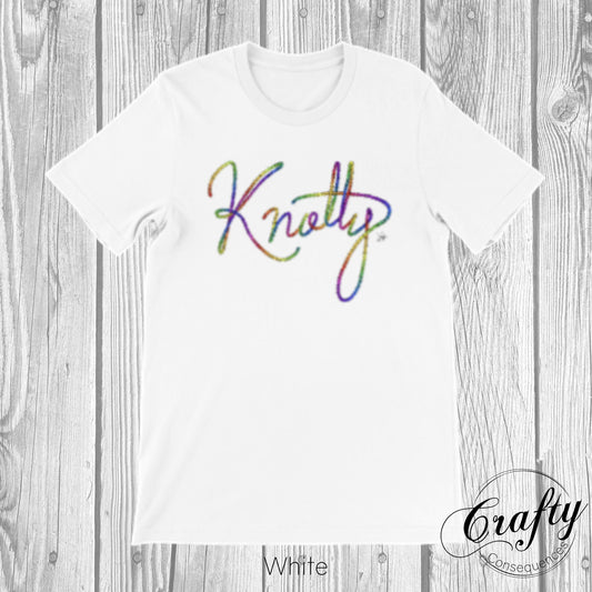 Rainbow Knotty Rope Premium Unisex Crewneck T-shirt
