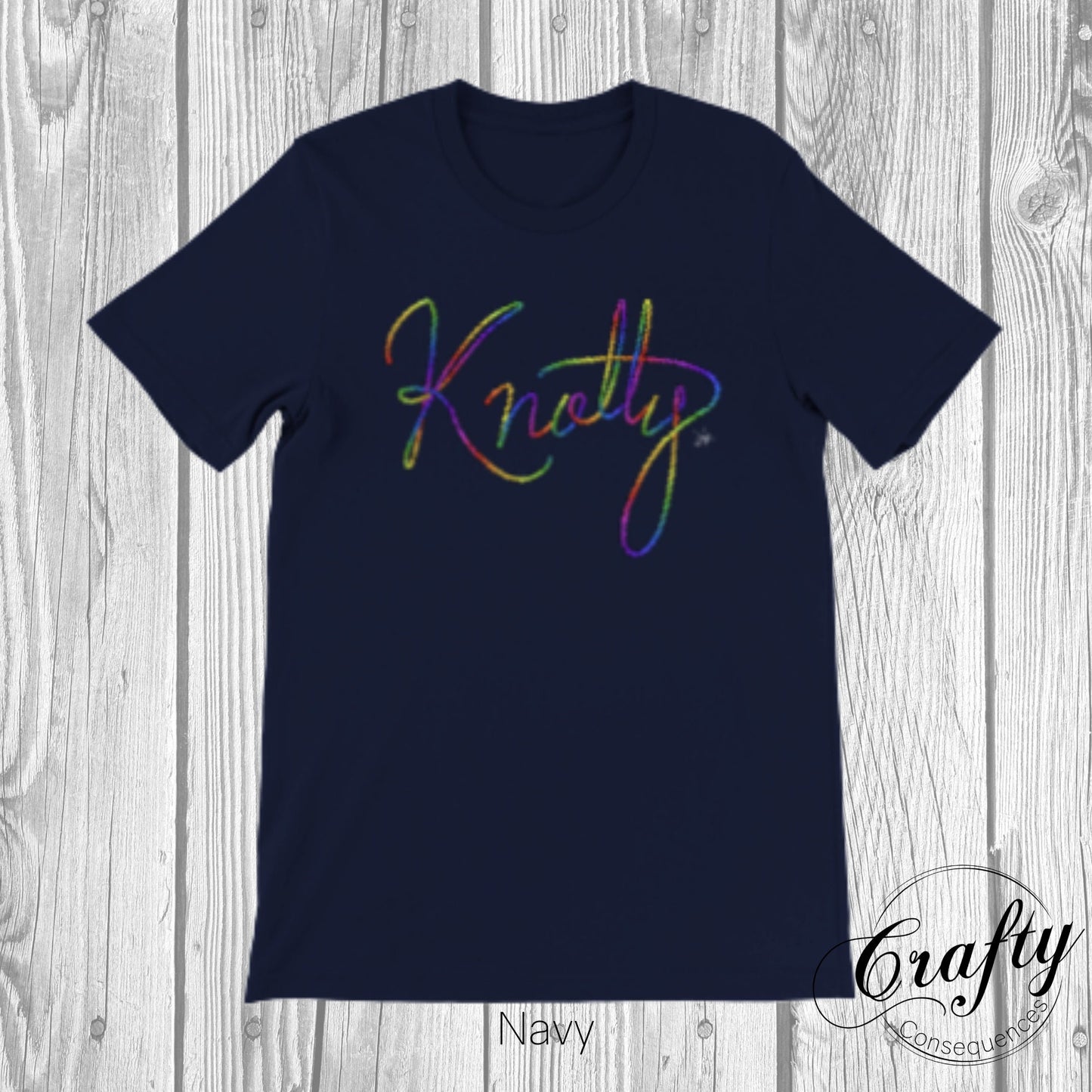 Rainbow Knotty Rope Premium Unisex Crewneck T-shirt