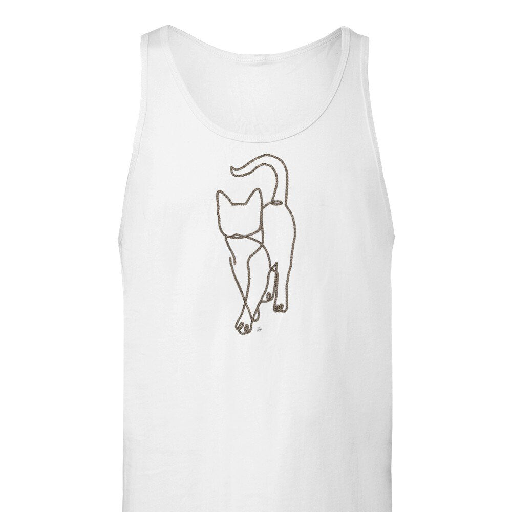 Subtle Rope Kitten v.2 Premium Unisex Tank Top