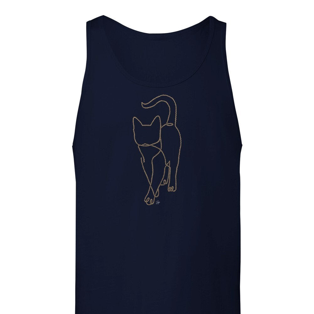 Subtle Rope Kitten v.2 Premium Unisex Tank Top