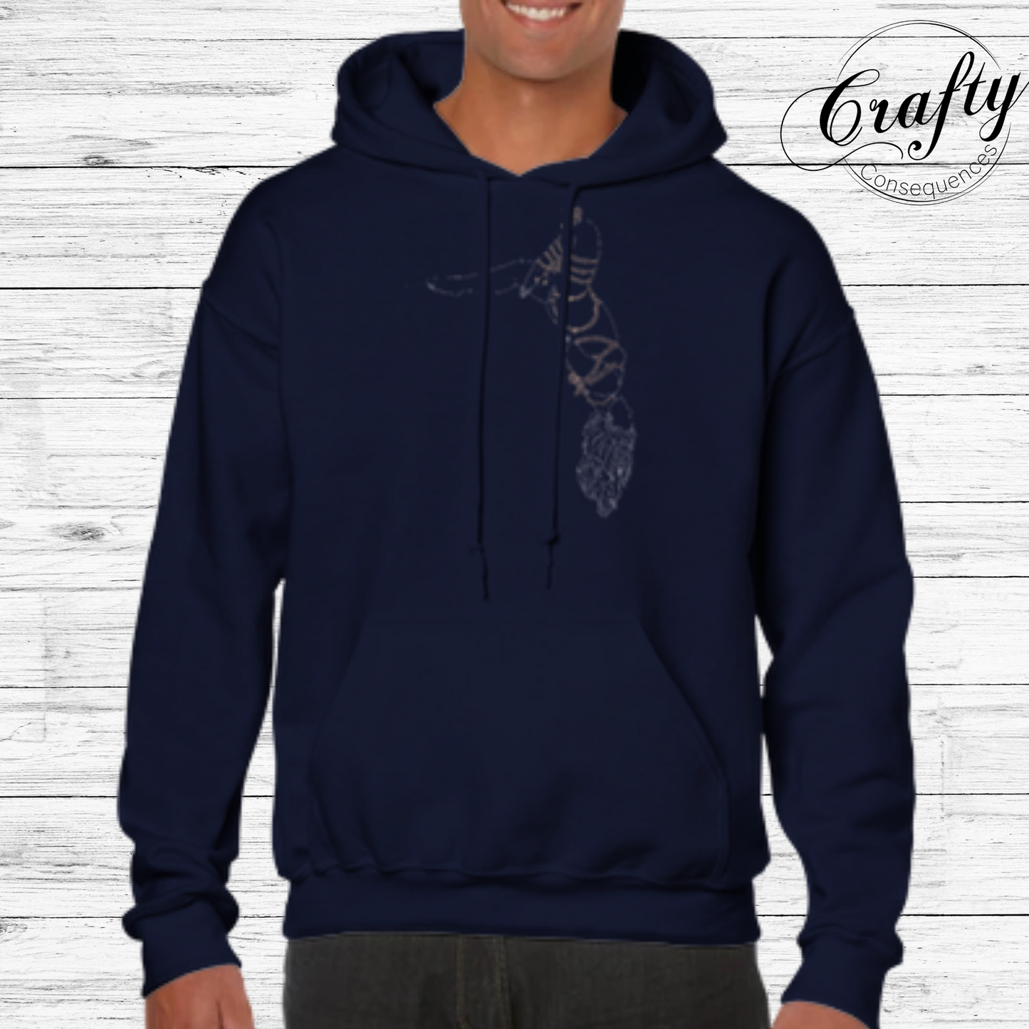 Futomomo Shibari Drawing – Classic Unisex Pullover Hoodie