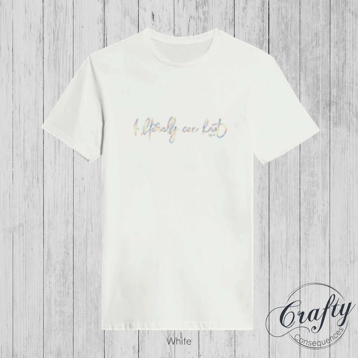 I Literally can knot Rainbow Classic Women's Crewneck T-shirt