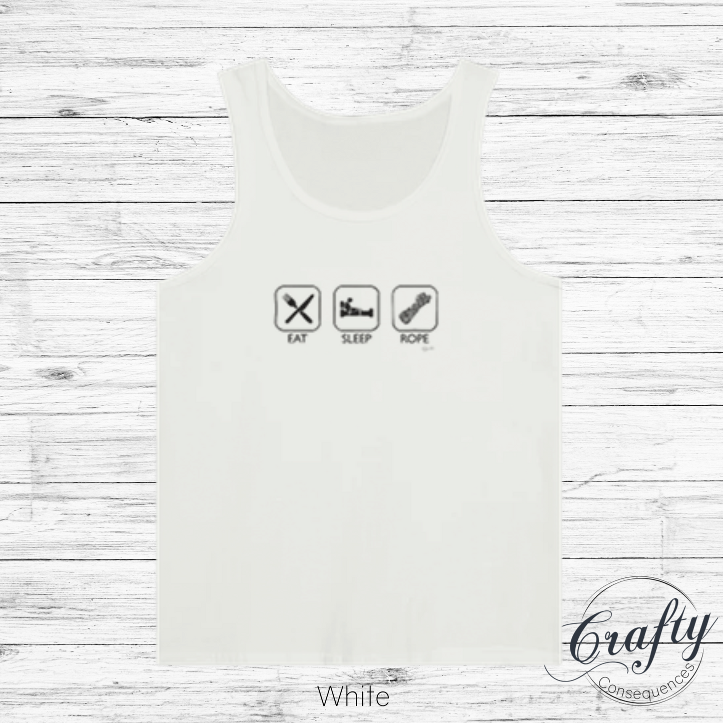 Eat Sleep Rope – Premium Unisex Tank Top