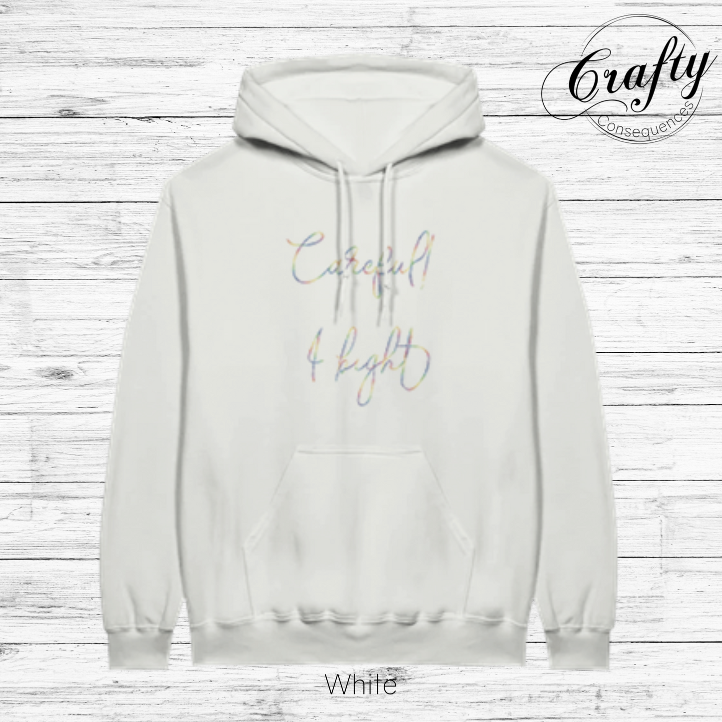 Careful, I Bite – Rainbow Classic Unisex Pullover Hoodie