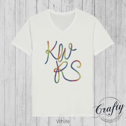 KWRS – Premium Unisex V-Neck T-Shirt