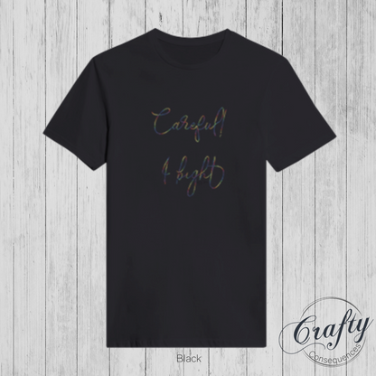 Careful, I Bight – Rainbow Classic Women's Crewneck T-Shirt