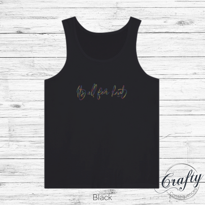 It’s All for Knot – Rainbow Premium Unisex Tank Top