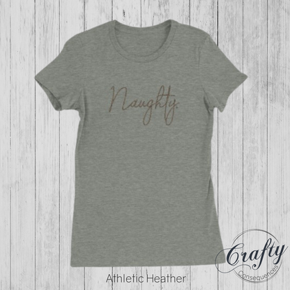 Jute Naughty Rope – Premium Women's Crewneck T-Shirt