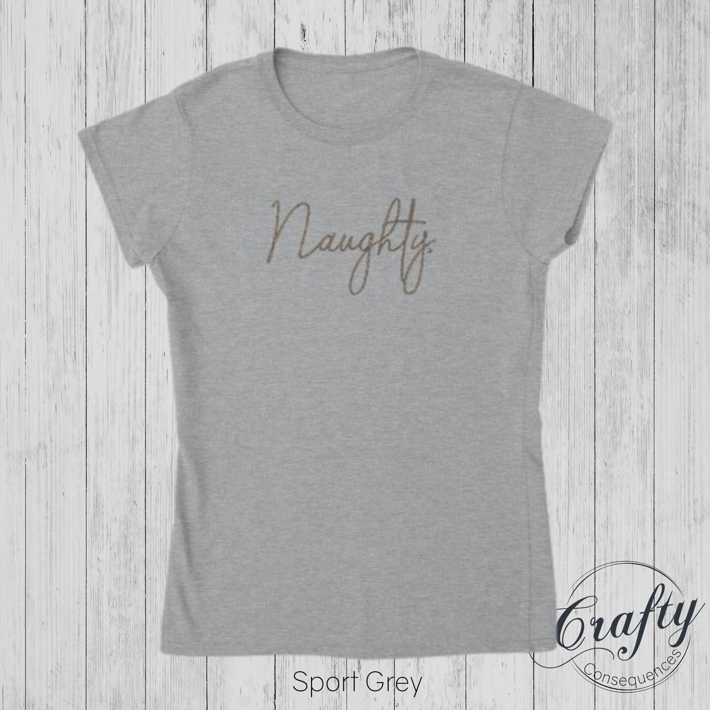 Jute Naughty Rope – Classic Women's Crewneck T-Shirt
