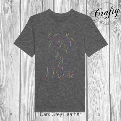 Knotty by Nature – Rainbow Premium Unisex Crewneck T-Shirt