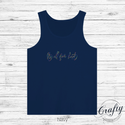 It’s All for Knot – Rainbow Premium Unisex Tank Top
