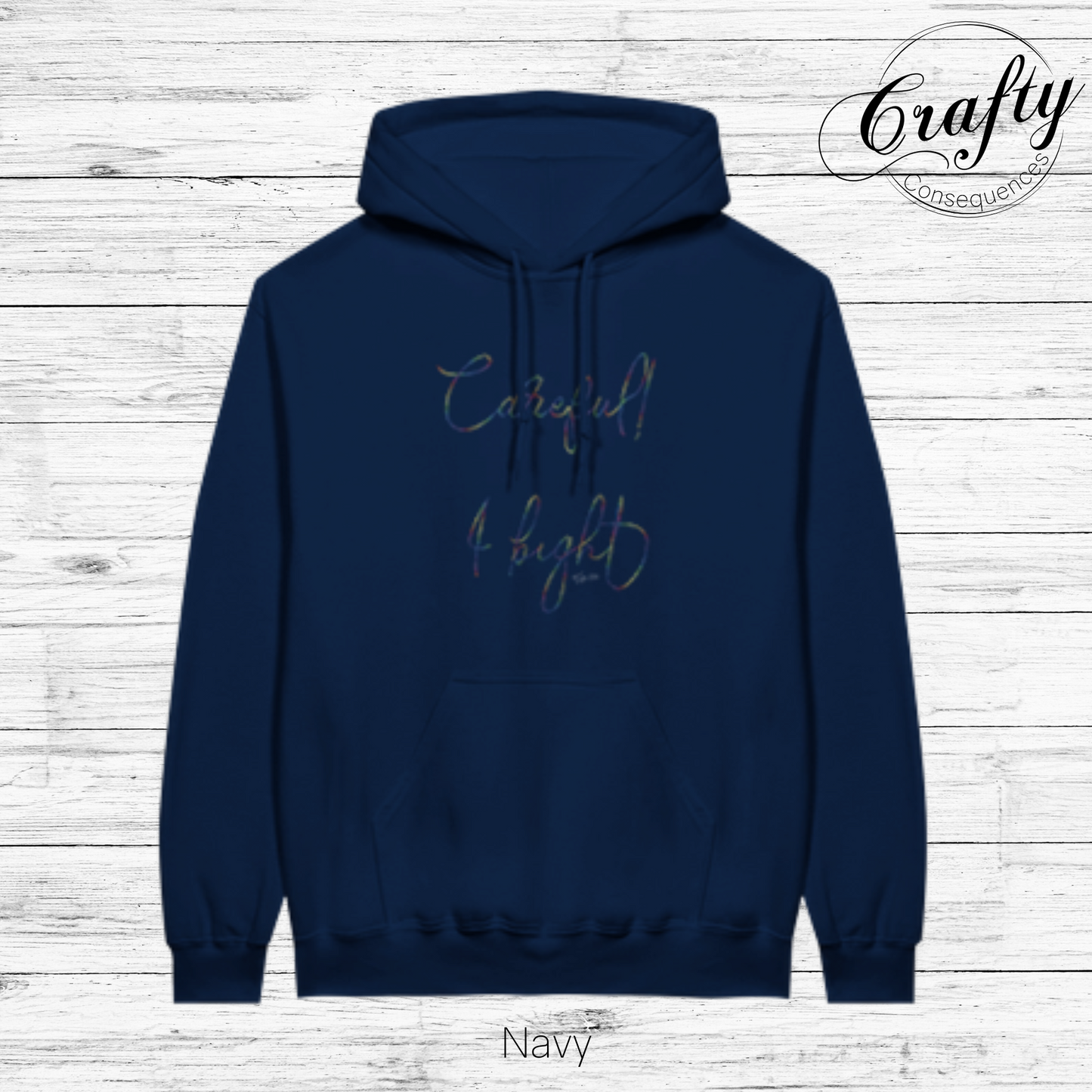 Careful, I Bite – Rainbow Classic Unisex Pullover Hoodie