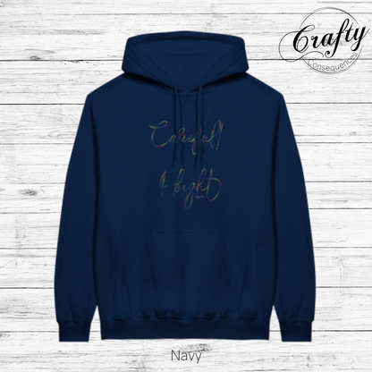 Careful, I Bite – Rainbow Classic Unisex Pullover Hoodie