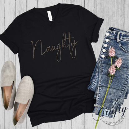 Jute Naughty Rope – Premium Unisex V-Neck T-Shirt