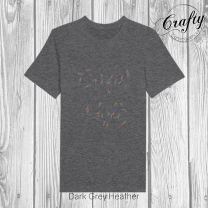 Careful, I Bight – Rainbow Premium Unisex Crewneck T-Shirt
