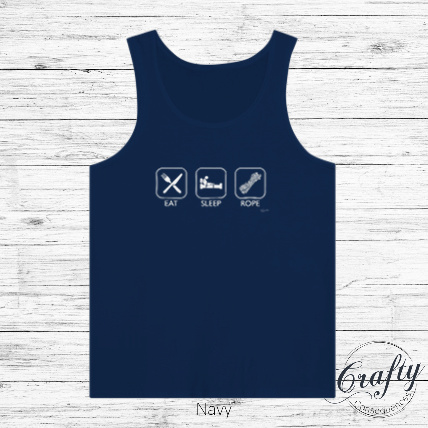 Eat Sleep Rope – Premium Unisex Tank Top