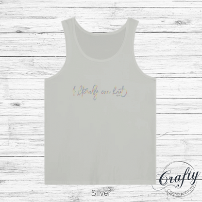 I Literally Can Knot – Rainbow Premium Unisex Tank Top