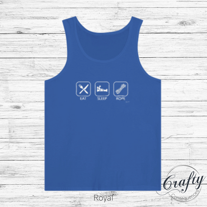 Eat Sleep Rope – Premium Unisex Tank Top
