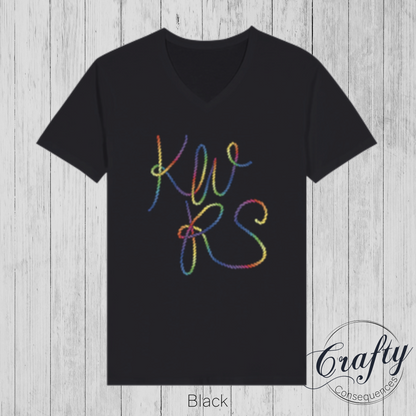 KWRS – Premium Unisex V-Neck T-Shirt