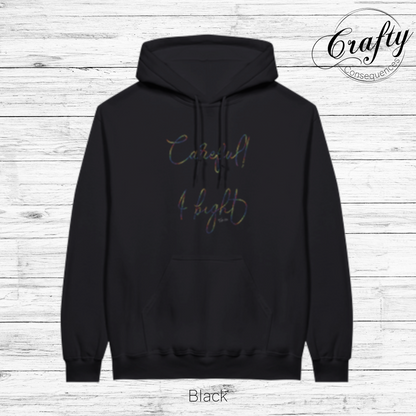 Careful, I Bite – Rainbow Classic Unisex Pullover Hoodie
