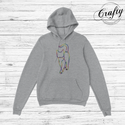 Subtle Rope Kitten V2 – Classic Unisex Pullover Hoodie