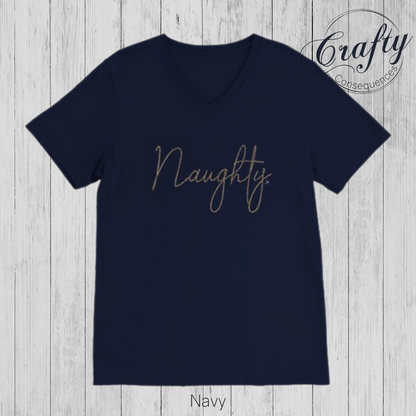 Jute Naughty Rope – Premium Unisex V-Neck T-Shirt