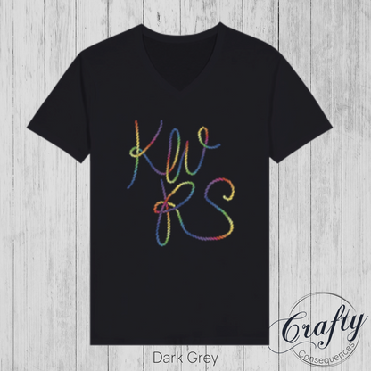 KWRS – Premium Unisex V-Neck T-Shirt