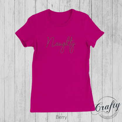 Jute Naughty Rope – Premium Women's Crewneck T-Shirt