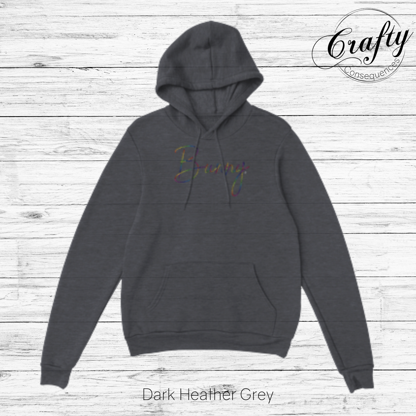 Rainbow Bunny Rope – Classic Unisex Pullover Hoodie