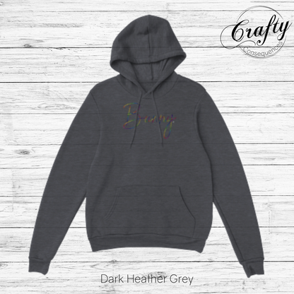 Rainbow Bunny Rope – Classic Unisex Pullover Hoodie