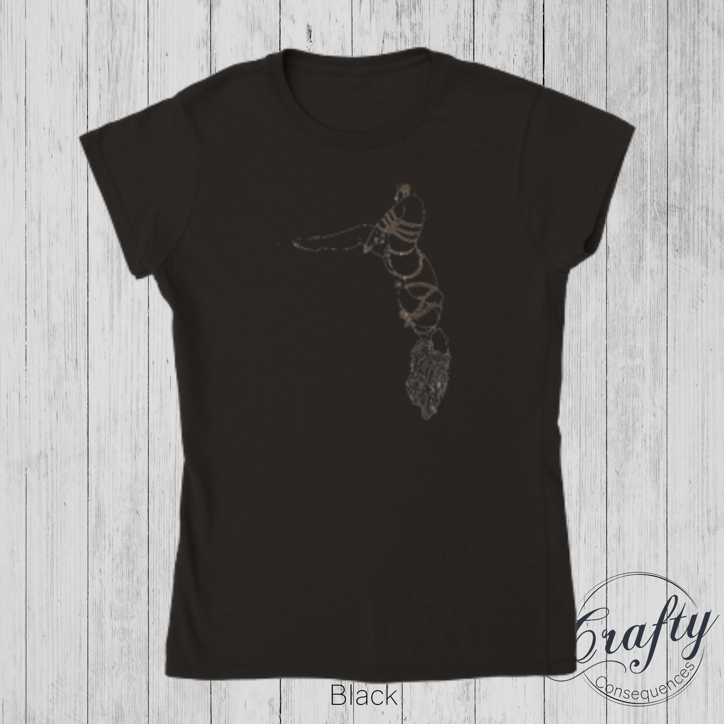 Futomomo Shibari Drawing – Classic Fit Women's Crewneck T-Shirt