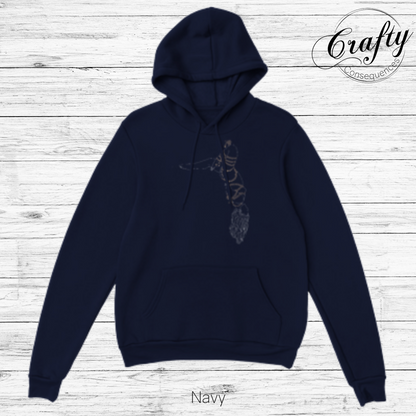 Futomomo Shibari Drawing – Classic Unisex Pullover Hoodie