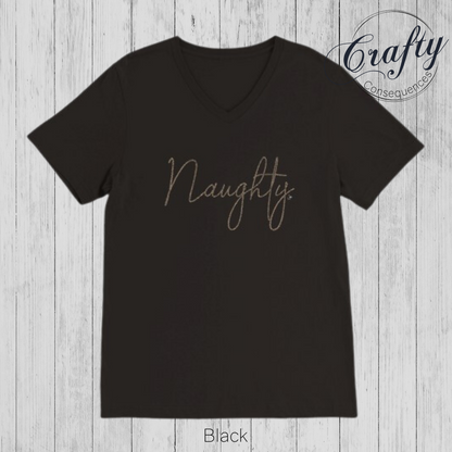 Jute Naughty Rope – Premium Unisex V-Neck T-Shirt