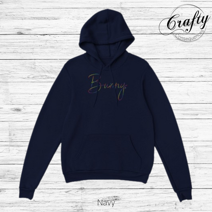 Rainbow Bunny Rope – Classic Unisex Pullover Hoodie