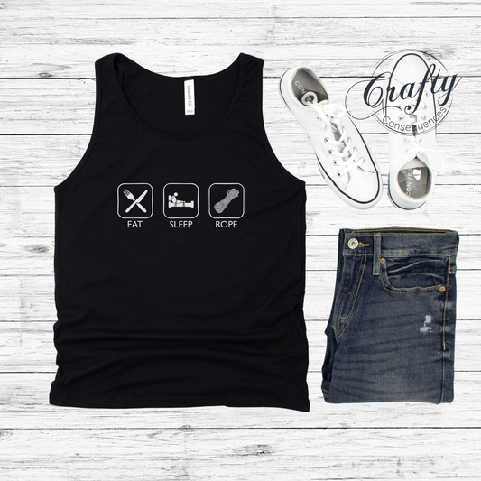 Eat Sleep Rope – Premium Unisex Tank Top