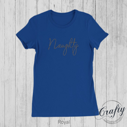 Jute Naughty Rope – Premium Women's Crewneck T-Shirt