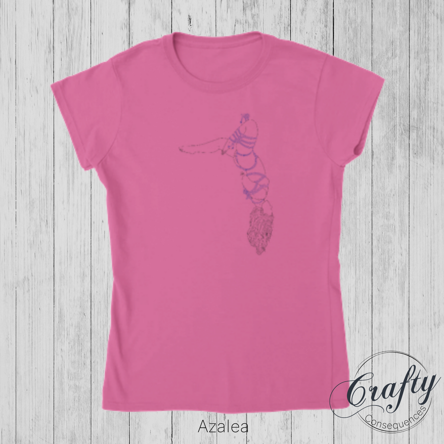 Futomomo Shibari Drawing – Classic Fit Women's Crewneck T-Shirt