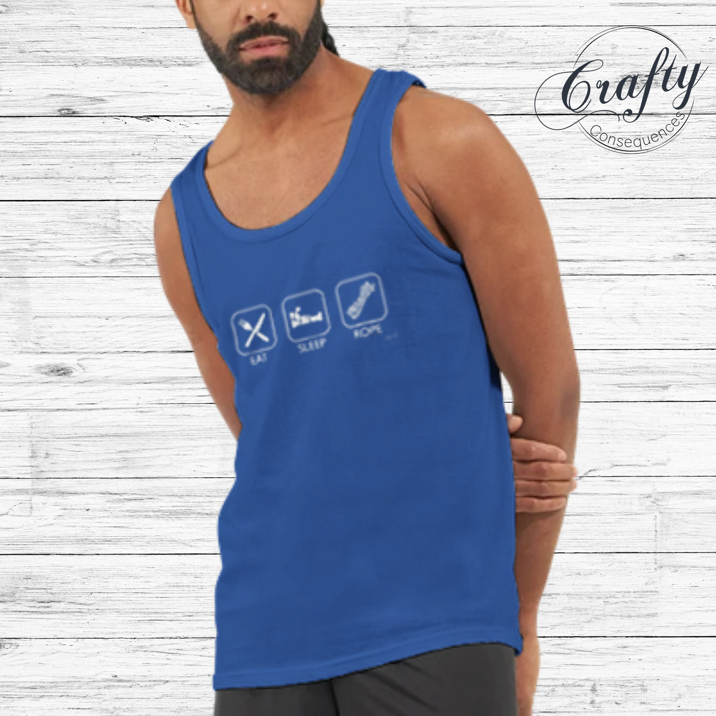 Eat Sleep Rope – Premium Unisex Tank Top