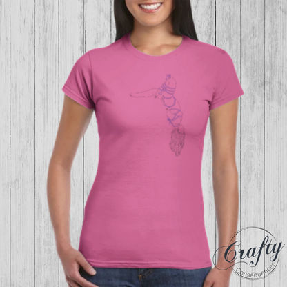 Futomomo Shibari Drawing – Classic Fit Women's Crewneck T-Shirt