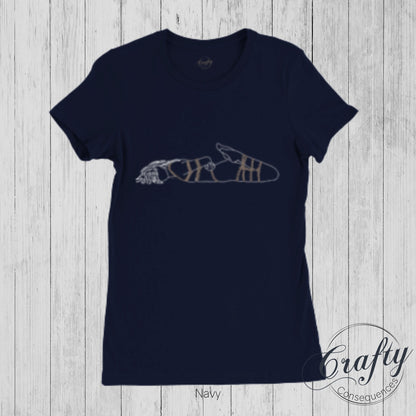 Hog Tie Drawn Premium Womens Crewneck T-shirt