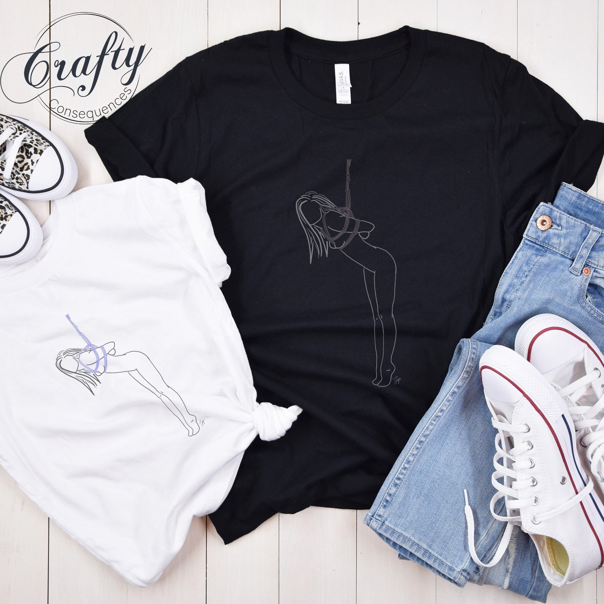Tip Toes Partial Premium Unisex Crewneck T-shirt