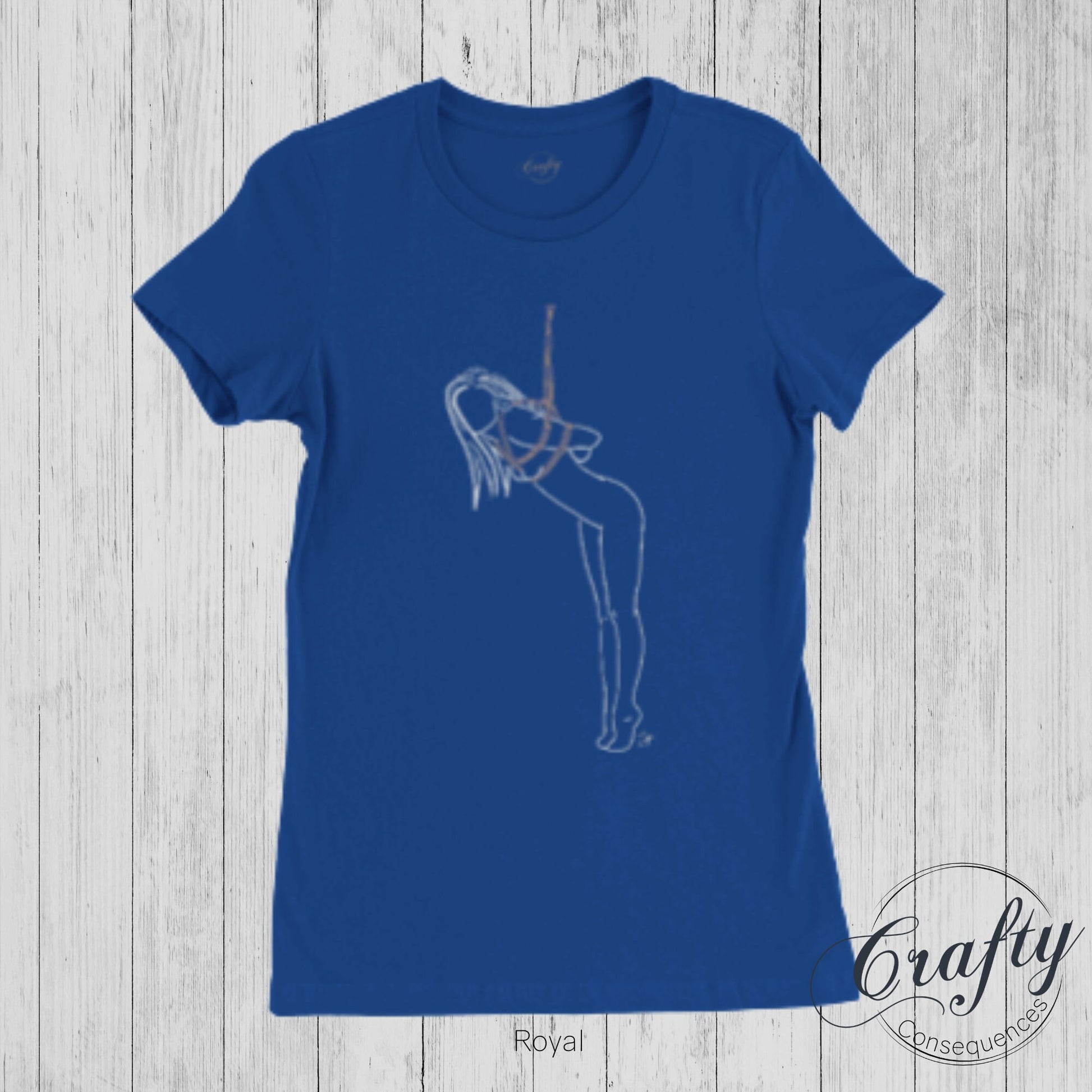 Tip Toes Partial Premium Womens Crewneck T-shirt