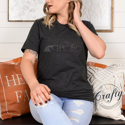 Hog Tie Rope Bondage Premium Unisex Crewneck T-shirt