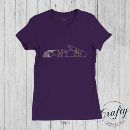 Hog Tie Drawn Premium Womens Crewneck T-shirt