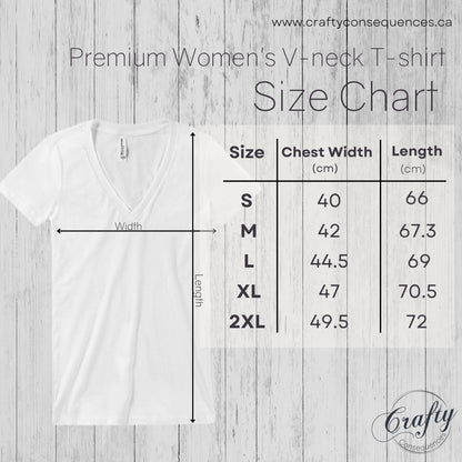 Subtle Rope Puppy Premium Womens V-Neck T-shirt
