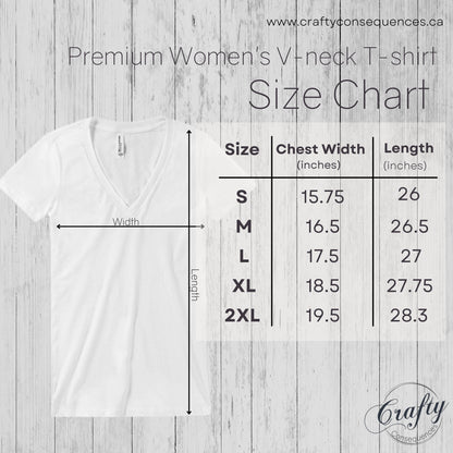Subtle Rope Puppy Premium Womens V-Neck T-shirt