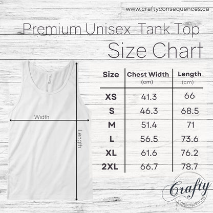 Subtle Rope Puppy Premium Unisex Tank Top