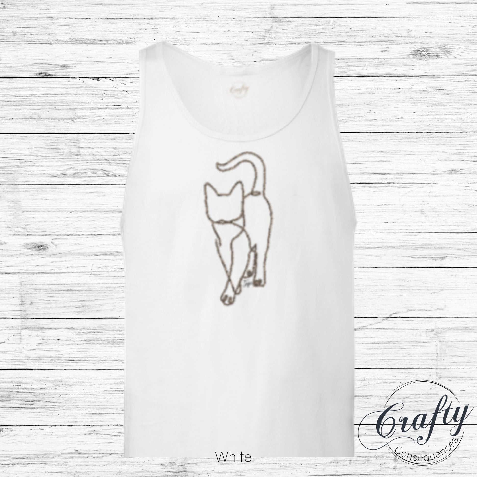 Subtle Rope Kitten v.2 Premium Unisex Tank Top